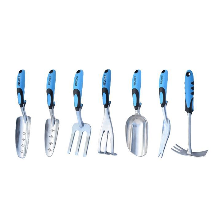 Set di attrezzi manuali da giardino in alluminio