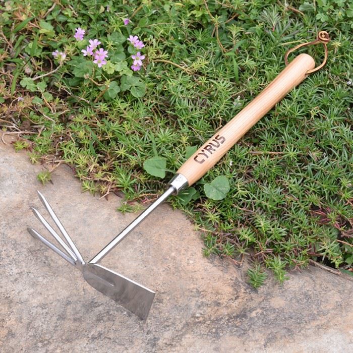 3 Prong Garden Hoe With Long Handle