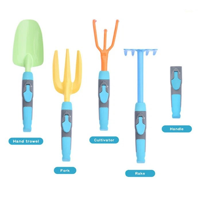 Set di utensili da giardino per bambini 4 pezzi